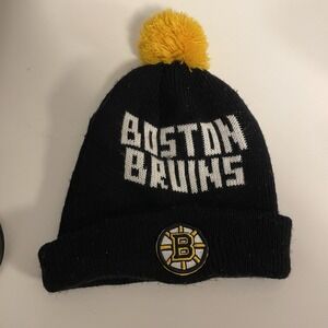 Boston Bruins Knit Beanie Hat NHL Cold Weather One Size